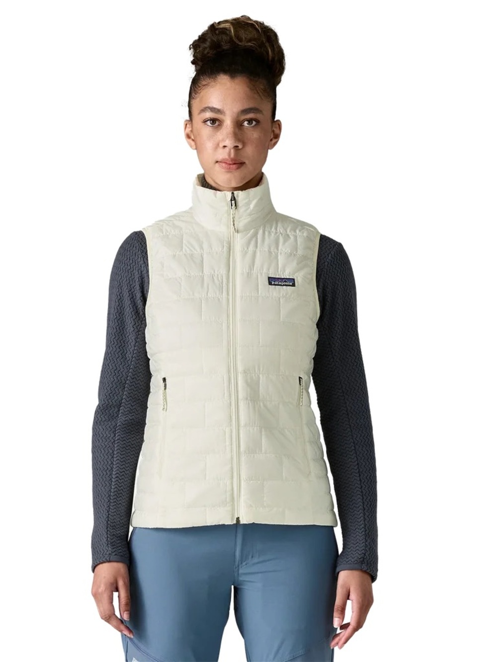 Patagonia Cream Insulated Quilted Vest